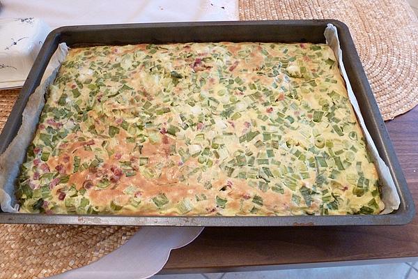 Spring Onion Quiche