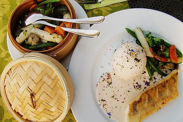 Spring Vegetables with Herb Sauce