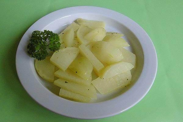 Steamed Kohlrabi
