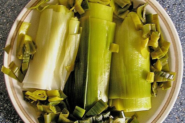 Steamed Leek