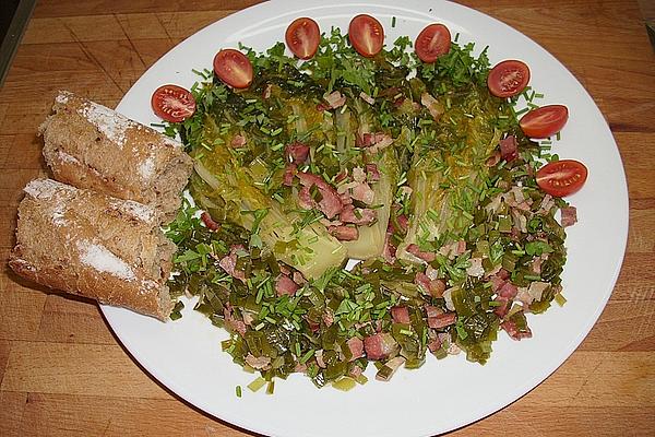 Steamed Lettuce Hearts