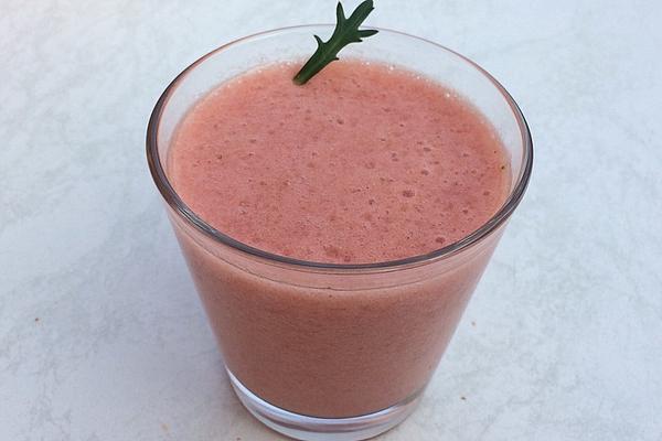 Strawberry Coconut Milk Shake