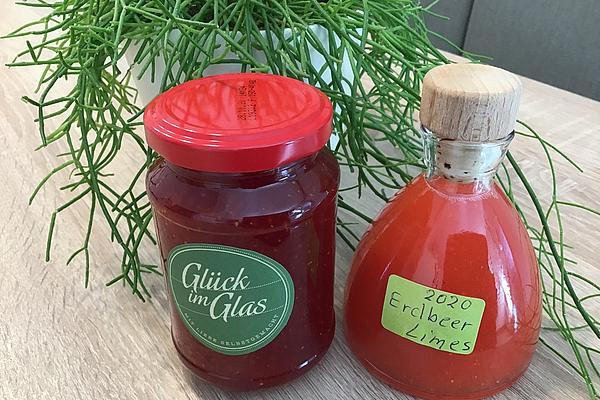 Strawberry Jam with Strawberry Lime