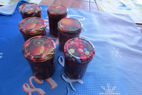 Strawberry – Rhubarb Jam with Mandarin Liqueur