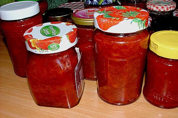 Strawberry – Rhubarb – Vanilla – Jam
