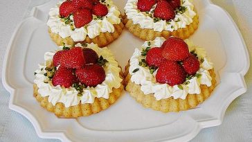 Pistachio and Marzipan Tart