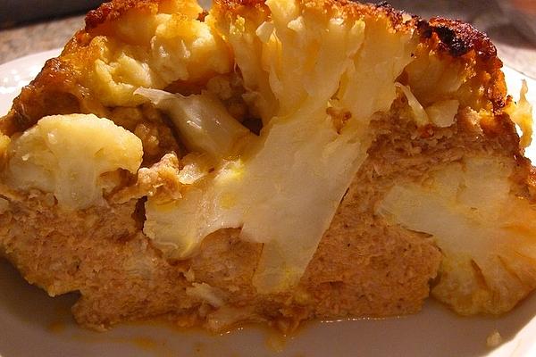 Stuffed Cauliflower with Minced Meat