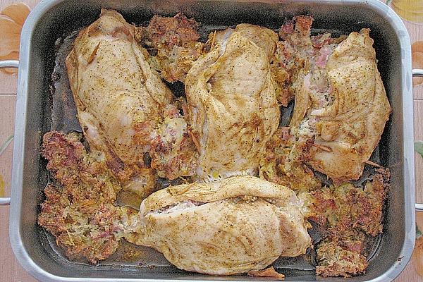 Stuffed Chicken Breast Fillets with Curry Rice