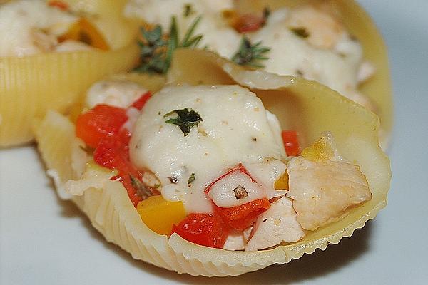 Stuffed Clam Noodles with Turkey