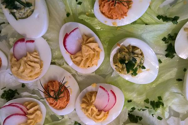Stuffed Eggs in Three Variations