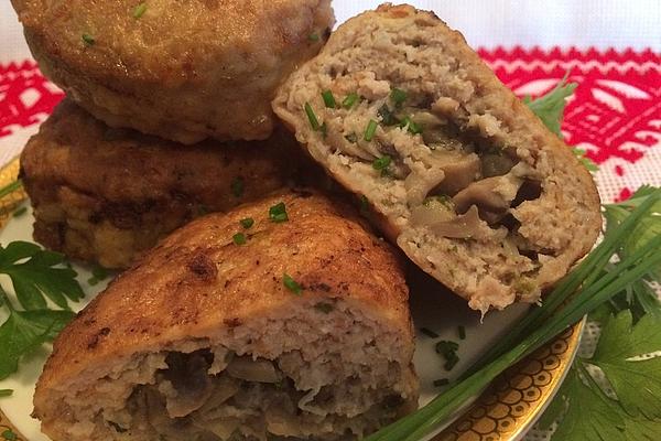 Stuffed Meatballs with Mushrooms