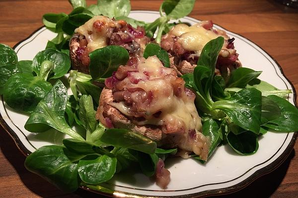 Stuffed Mushrooms with Apple