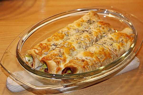 Stuffed Pancakes with Leek