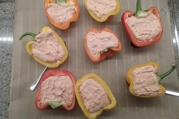 Stuffed Peppers with Feta and Mozzarella