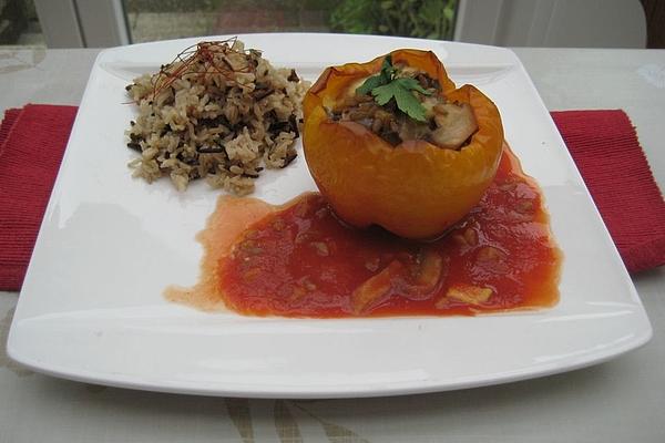 Stuffed Peppers with Green Spelled