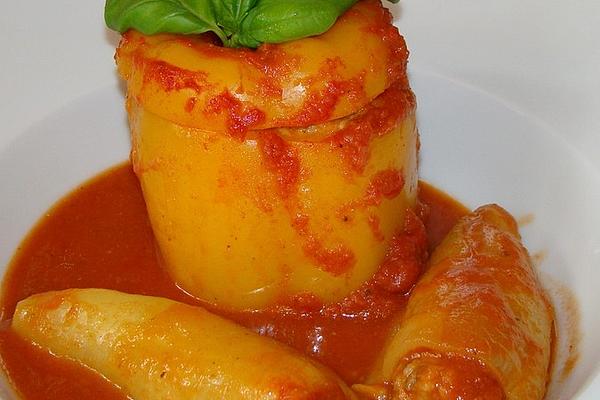 Stuffed Peppers with Tomato Sauce