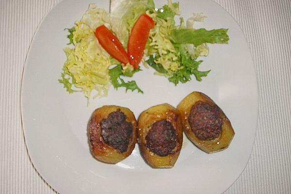 Stuffed Potatoes with Mince