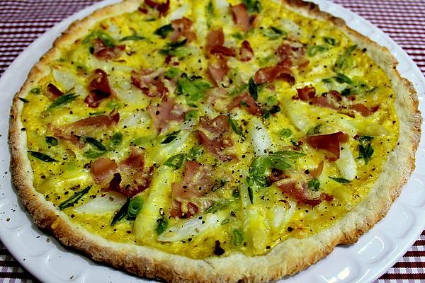 Super Tasty and Quick Asparagus Pizza
