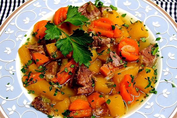 Swede Stew (turnips) with Smoked Pork