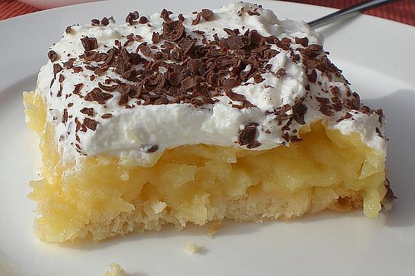 Swedish Apple Pie from Tray