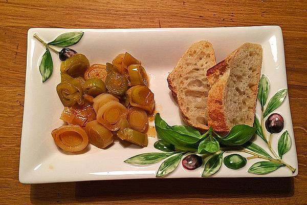 Sweet and Sour Leek Salad