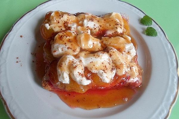 Sweet Bruschetta with Grilled Plums and Cinnamon