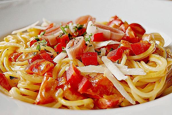 Sweet Pepper Carbonara