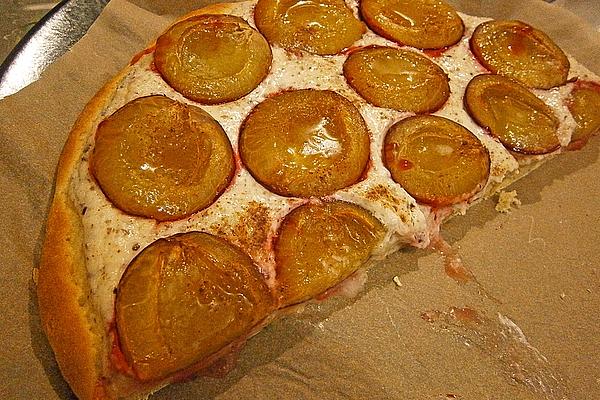 Sweet Plum Tarte Flambée