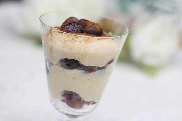 Sweet Polenta with Grapes