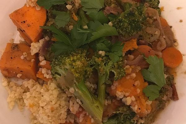 Sweet Potato and Broccoli Curry