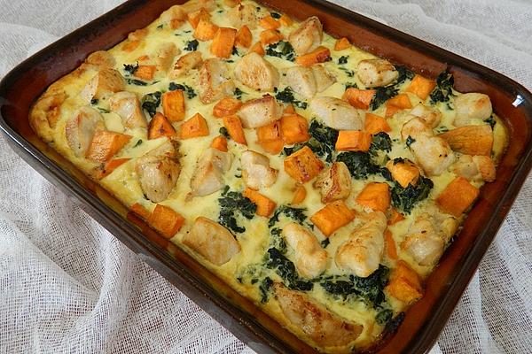 Sweet Potato Casserole with Chicken Breast