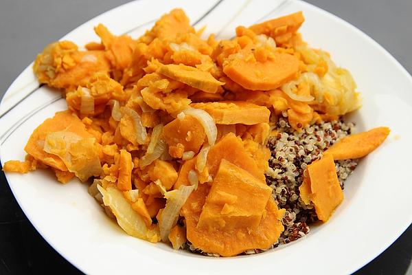 Sweet Potato Curry with Bulgur