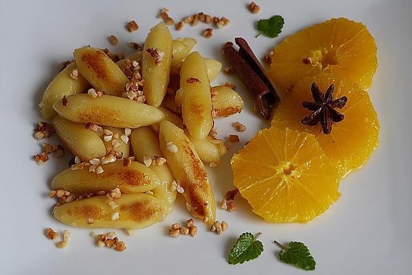 Sweet Potato Noodles with Hazelnuts