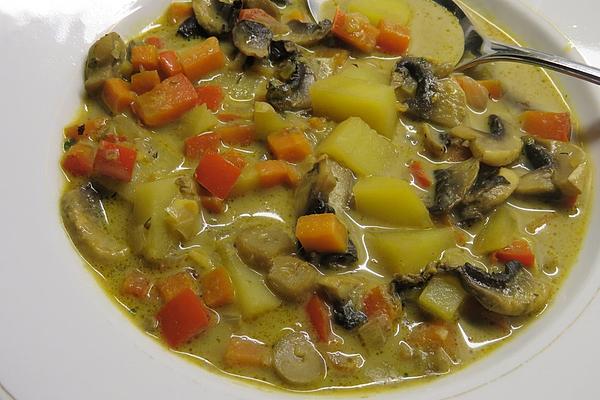 Sweet Potato, Pepper and Mushroom Stew