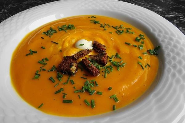 Sweet Potato Soup with Carrots