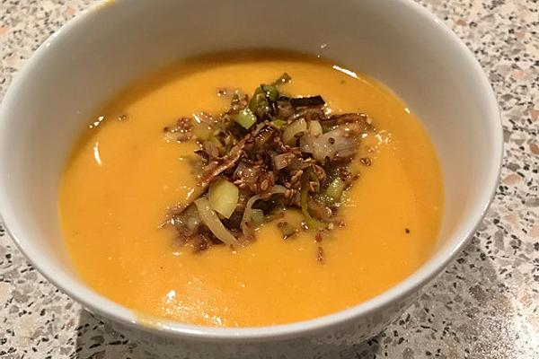 Sweet Potato Soup with Leek