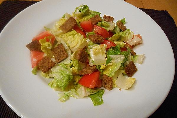 Sweet Warm Romaine Lettuce with Tomato