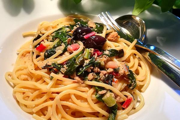 Swiss Chard Spaghetti