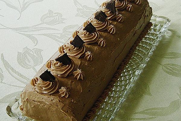 Swiss Roll with Nougat Filling