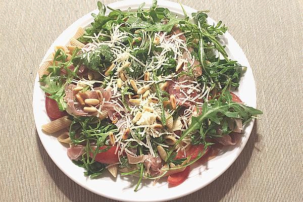 Tagliatelle and Arugula Salad