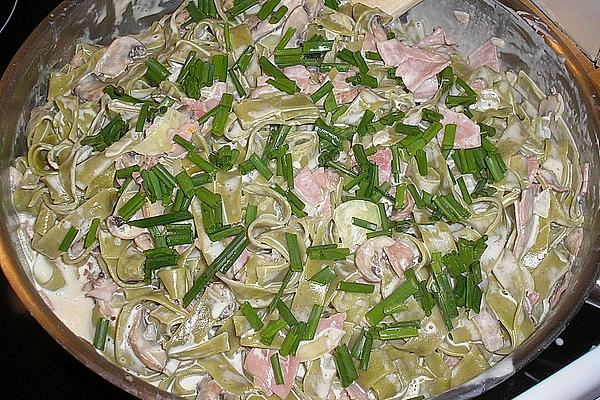 Tagliatelle in Ham – Mascarpone – Cream