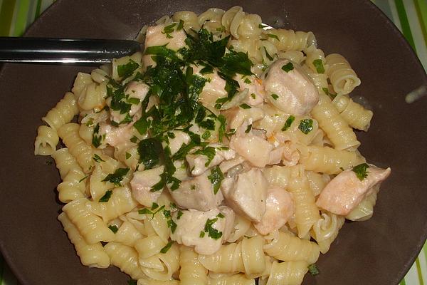 Tagliatelle in Salmon Cream Sauce
