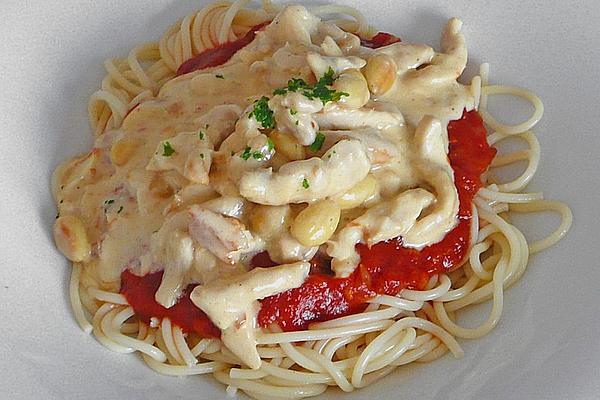 Tagliatelle with Chicken Sauce