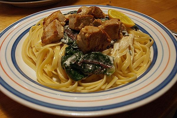 Tagliatelle with Fresh Tuna and Mascarpone