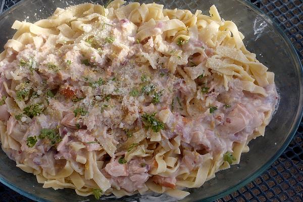 Tagliatelle with Lemon Sauce