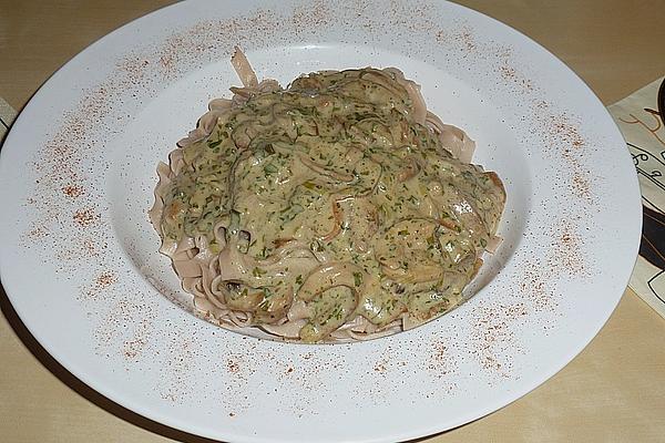 Tagliatelle with Porcini Mushroom Sauce