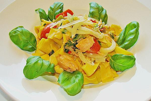 Tagliatelle with Salmon Cream Sauce