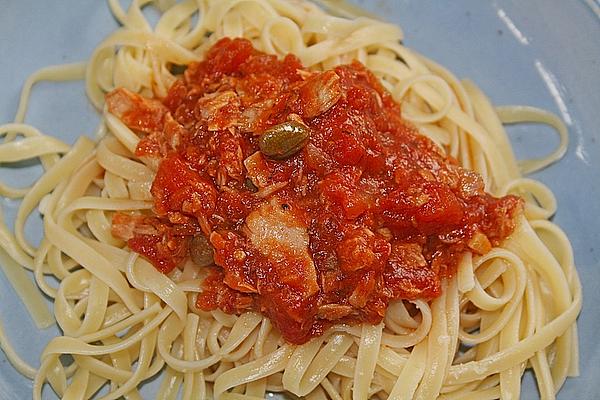 Tagliatelle with Tuna Sauce