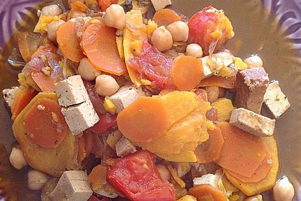 Tajine with Smoked Tofu