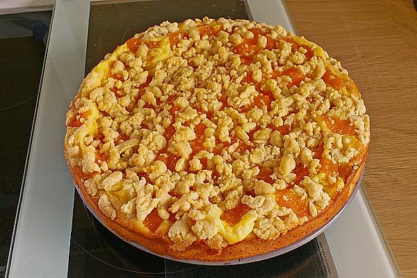 Tangerine Pudding Cake with Sprinkles